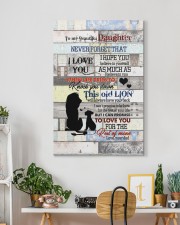 To My daughter - Lion - I Hope You Believe In 20x30 Gallery Wrapped Canvas Prints aos-canvas-pgw-20x30-lifestyle-front-03