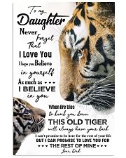 POSTER - TO MY DAUGHTER - TIGER - NEVER FORGET 16x24 Poster front