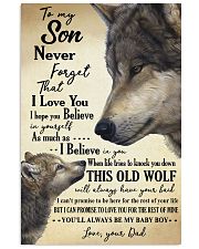 DAD TO SON 16x24 Poster front