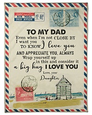 FLEECE BLANKET - TO MY DAD - LETTER - LOVE YOU Fleece Blanket tile