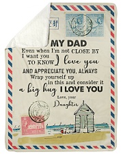 FLEECE BLANKET - TO MY DAD - LETTER - LOVE YOU Sherpa Fleece Blanket tile