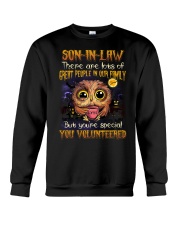 Halloween - Son-in-law - Owl - You Volunteered Crewneck Sweatshirt tile
