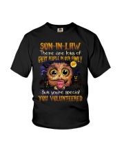 Halloween - Son-in-law - Owl - You Volunteered Youth T-Shirt tile