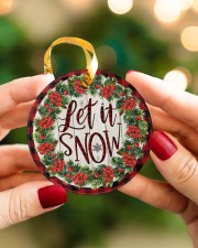 Christmas - Holy Joly - Circle Ornament Circle ornament - single (porcelain) aos-circle-ornament-single-porcelain-lifestyles-08