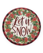Christmas - Holy Joly - Circle Ornament Circle ornament - single (porcelain) front