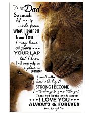 POSTER - TO MY FATHER - LION - SO MUCH OF ME 16x24 Poster front
