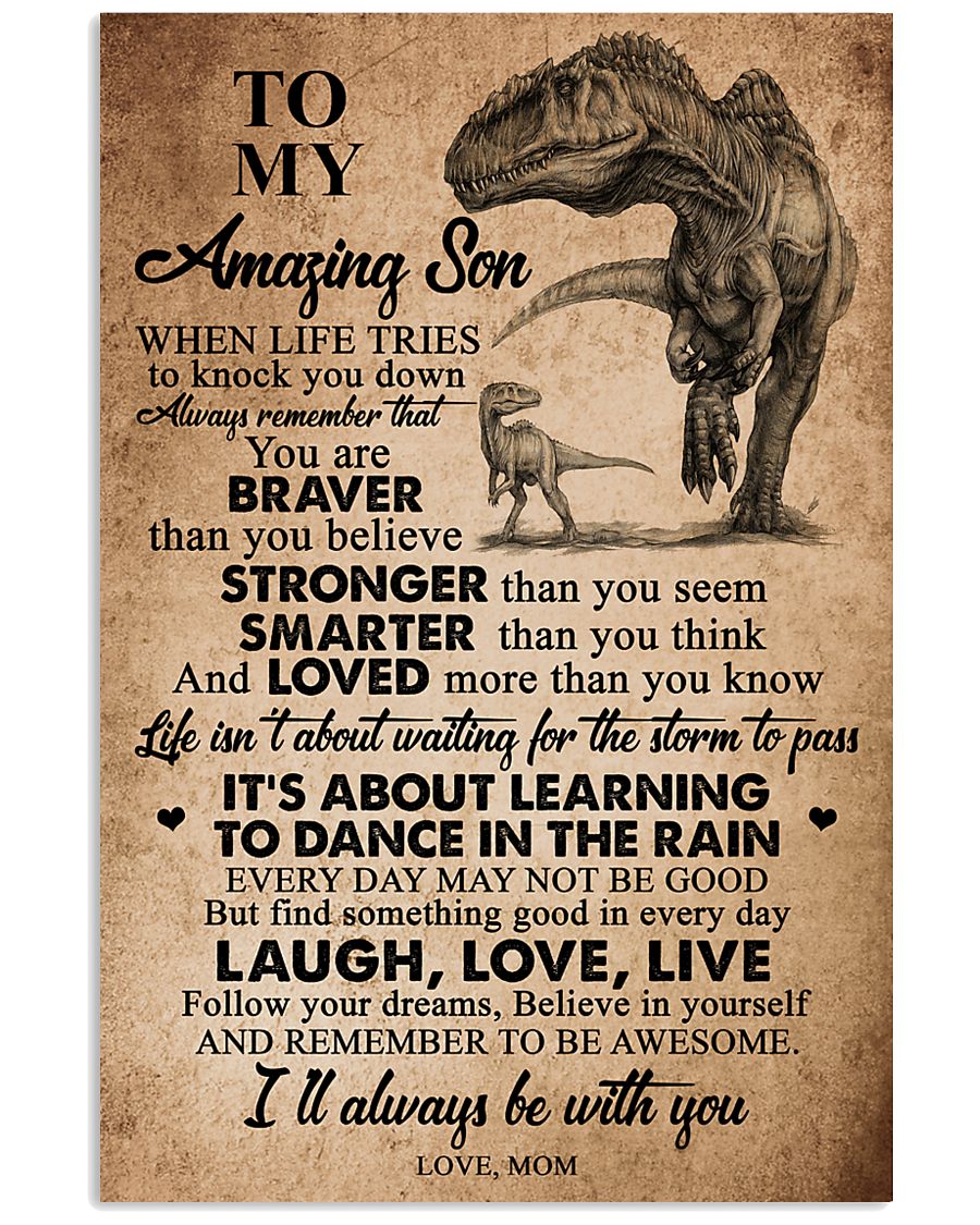 MOM TO SON 16x24 Poster