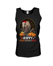 T rex - Happy Hallothanksmas - T-shirt Unisex Tank tile