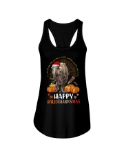 T rex - Happy Hallothanksmas - T-shirt Ladies Flowy Tank tile