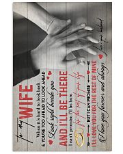 TO MY WIFE - HANH IN HAND - I LOVE YOU 16x24 Poster front