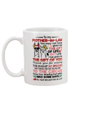 TO MY MOTHER-IN-LAW - LLAMA - THANK YOU Mug back