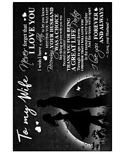TO MY WIFE 16x24 Poster front