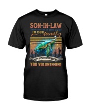 Son-in-law - Turtle - You Volunteered - T-Shirt Classic T-Shirt front