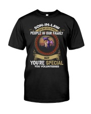 SON-IN-LAW - DRAGON - VINTAGE - YOU VOLUNTEERED Classic T-Shirt front