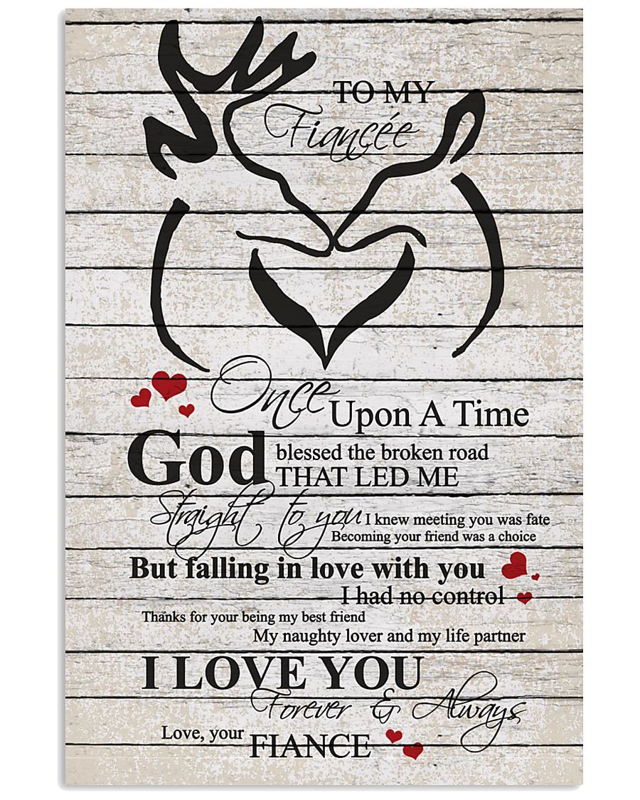 TO MY FIANCE'E 16x24 Poster