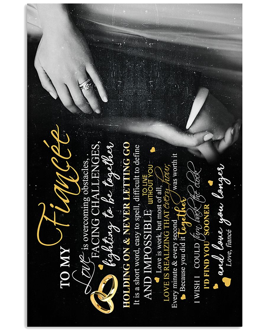 TO MY FIANCE'E 16x24 Poster