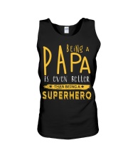 BEING A PAPA IS EVEN BETTER THAN BEING SUPERHERO Unisex Tank thumbnail