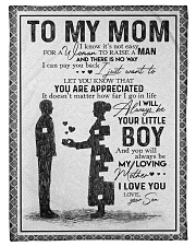 TO MY MOM - YOU ARE APPRECIATED Small Fleece Blanket - 30" x 40" front