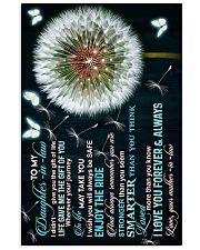 To My Daughter-in-law - Dandelion and Butterfly 16x24 Poster front