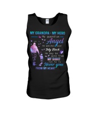 My grandpa- My hero- My guardian angel Unisex Tank tile