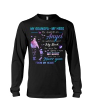 My grandpa- My hero- My guardian angel Long Sleeve Tee tile