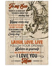 POSTER - TO MY SON - DRAGON - TODAY IS A GOOD DAY 16x24 Poster front
