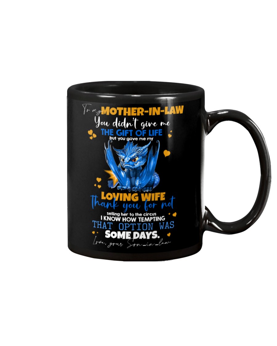MUG - TO MY MOTHER-IN-LAW - DRAGON - THANK YOU Mug