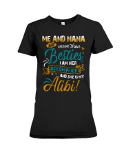 To Granddaughter and Grandson - Me And Grandma Premium Fit Ladies Tee tile