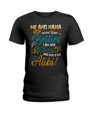 To Granddaughter and Grandson - Me And Grandma Ladies T-Shirt tile