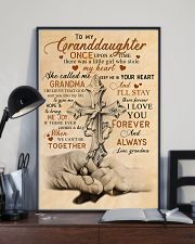 Grandma to Granddaughter - God Sent You Into My 16x24 Poster lifestyle-poster-2