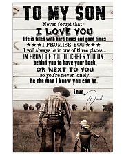 To My Son - I Promise You I Will Always - Poster 16x24 Poster front