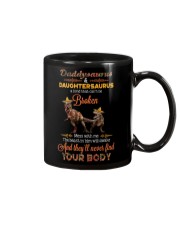 DADDY AND DAUGHTER - DINOSAUR - MESS WITH ME Mug thumbnail