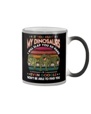 T rex - If You Hurt My Dinosaurs - T-shirt Color Changing Mug tile