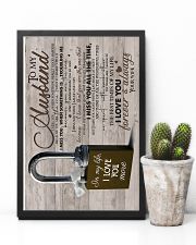 Wife To Husband - Lock - I Miss You When 16x24 Poster lifestyle-poster-8