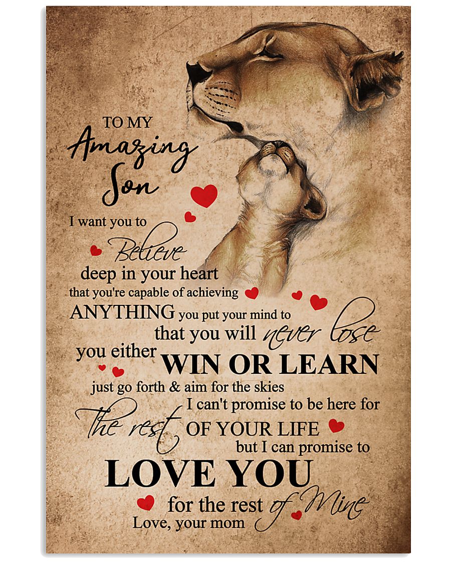 MOM TO SON 16x24 Poster