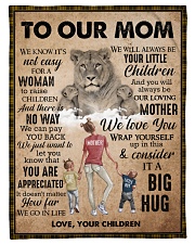 To My Mom - Lion Small Fleece Blanket - 30" x 40" front