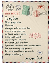 Gift For Son - Fleece Blanket Small Fleece Blanket - 30" x 40" front