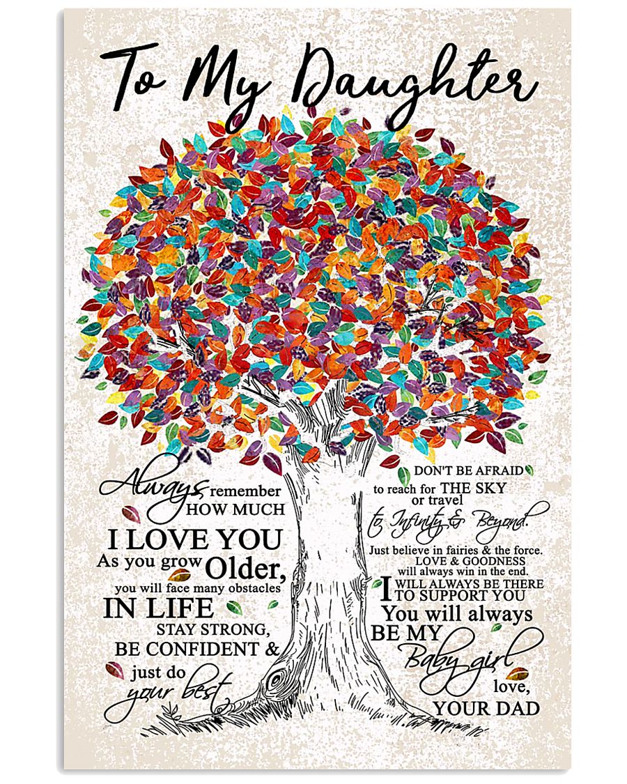 DAD TO DAUGHTER 16x24 Poster