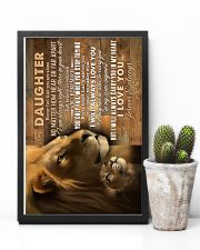 To My Daughter - Lions - Never Feel Taht You 16x24 Poster lifestyle-poster-8