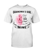 Grandma's girl- I used to be his angel now he's mine Classic T-Shirt front
