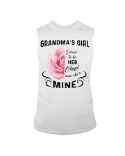 Grandma's girl- I used to be his angel now he's mine Sleeveless Tee tile