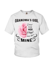 Grandma's girl- I used to be his angel now he's mine Youth T-Shirt tile