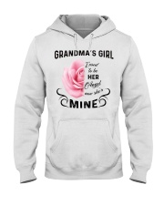 Grandma's girl- I used to be his angel now he's mine Hooded Sweatshirt tile