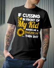 If cussing in front of My kid Classic T-Shirt lifestyle-mens-crewneck-front-6