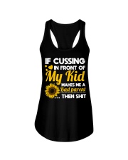 If cussing in front of My kid Ladies Flowy Tank thumbnail