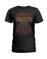 Smartass daughter Ladies T-Shirt thumbnail