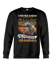 Grandma - Dinosaurs - I Never Knew How Much Love Crewneck Sweatshirt tile