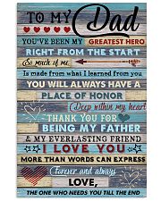DAUGHTER TO DAD 16x24 Poster front