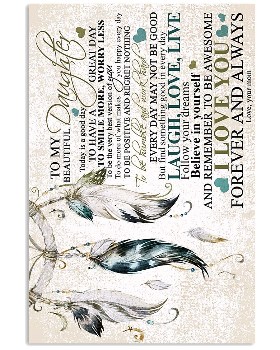 MOM TO DAUGHTER 16x24 Poster