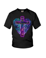 Grandma to Grandson and Granddaughter Youth T-Shirt front